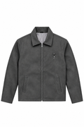 GREY SUEDE JACKET