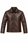 Premium Dark Brown Leather Jacket